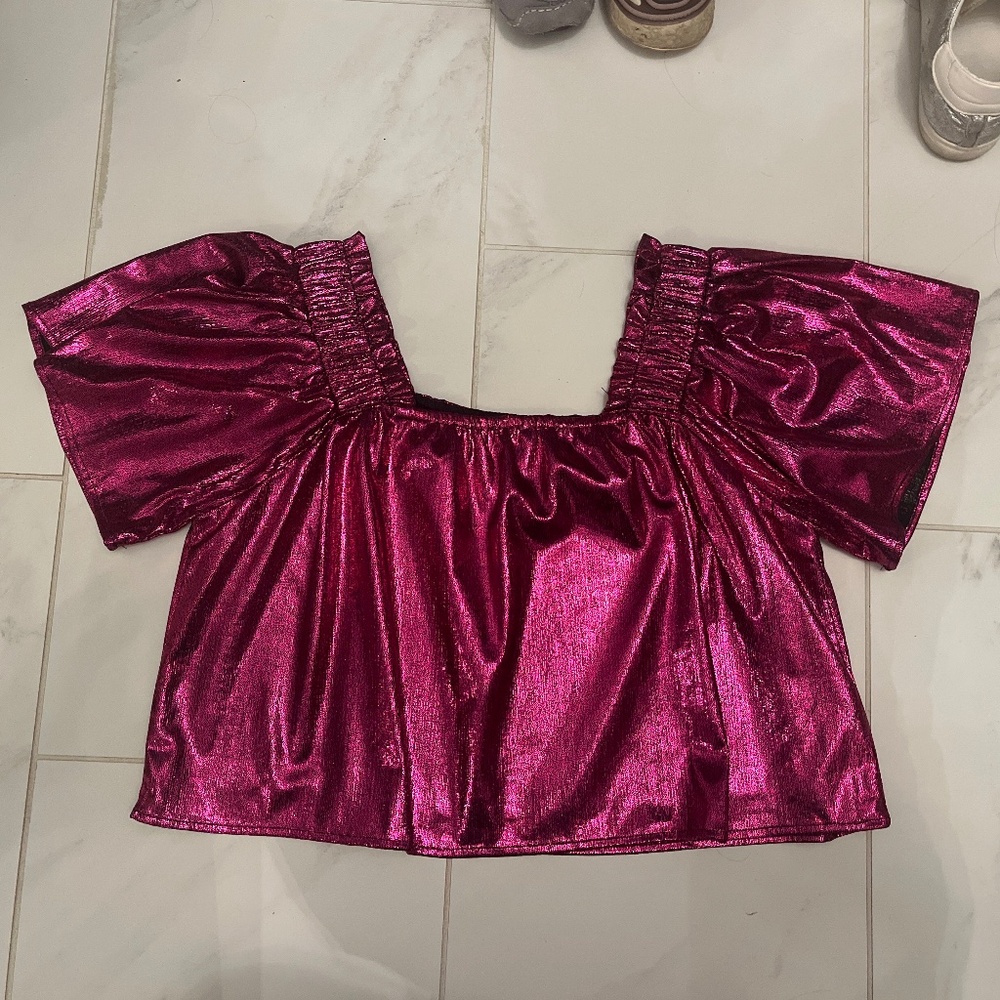 Queen Of Sparkles Flutter Top - image 1